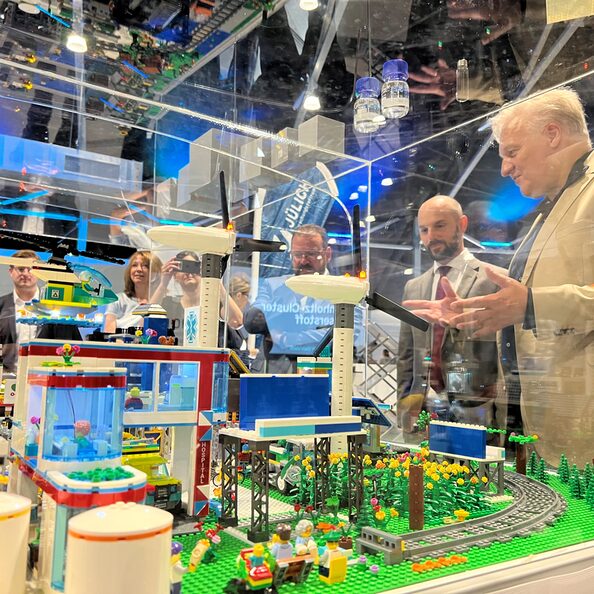 Landrat Wolfgang Spelthahn auf der Wasserstoffmesse